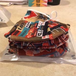 NEW $13 Woplagyreat Unisex 3-pk  Fashion masks